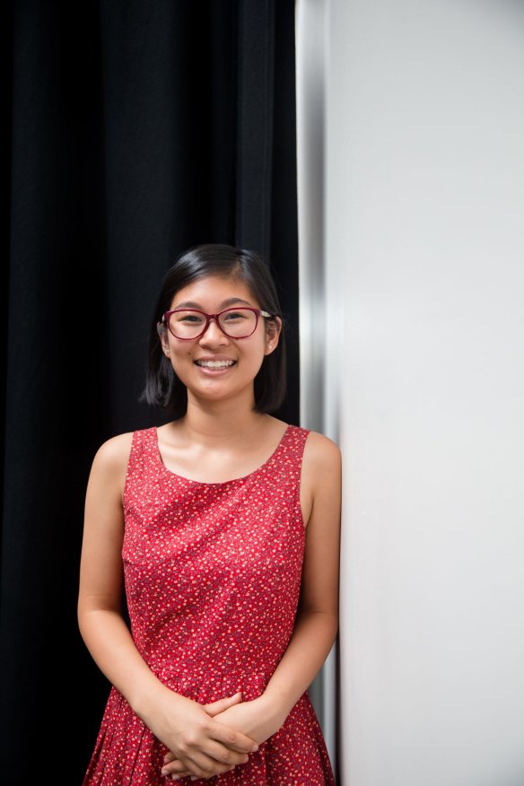 Naomie Nguyen, who was first in Spanish Beginners, awaits her ATAR.
