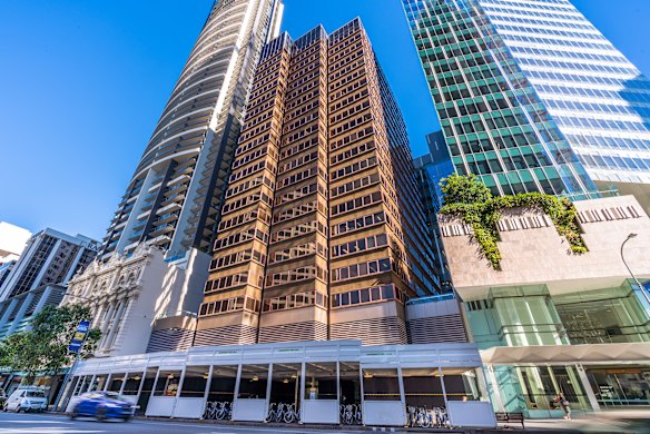 The building was bought by PGIM Real Estate for $54 million, when it was still known as 444 Queen Street. 