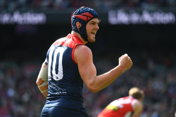 Angus Brayshaw’s shift into the midfield has provided the Demons with a fresh dynamic.