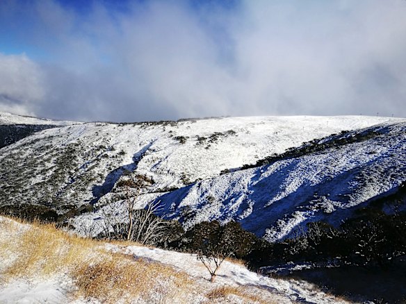 Snow at Mount Hotham.