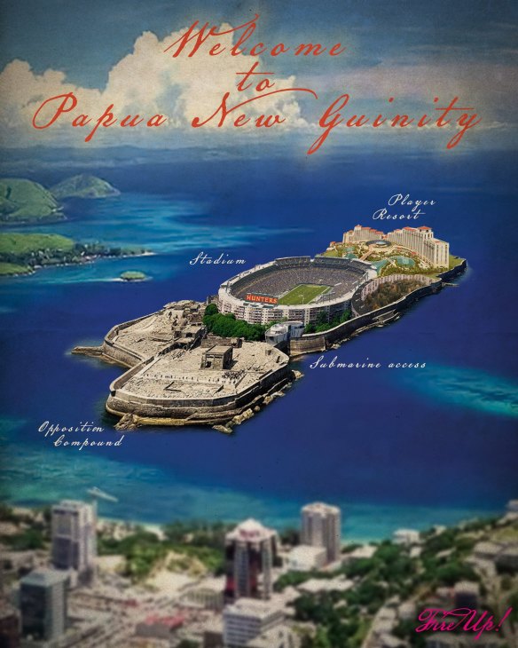 Vision splendid: How the PNG team’s base might look.