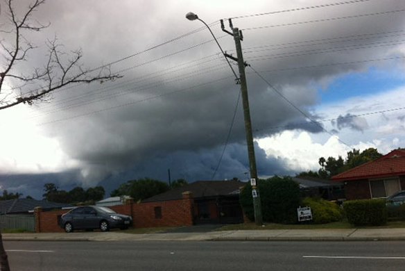 The tornado left a path of destruction in Perth's northern suburbs.