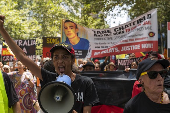 Sydney Invasion Day march.
