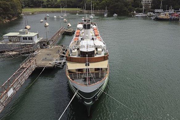 The South Steyne, moored at Berrys Bay, is still struggling to find a permanent home almost six years after it was forced to leave Darling Harbour.
