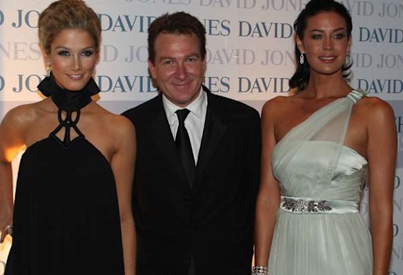 With Delta Goodrem and Megan Gale.