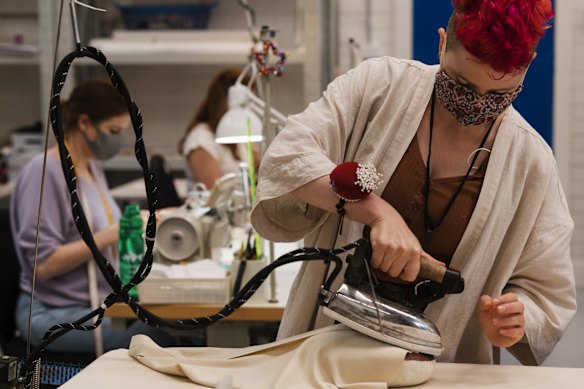 Hamilton's Australian costume workshop in Leichhardt.