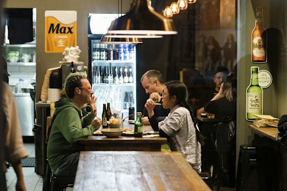 Cafe and bars have begun serving dine-in customers again as the coronavirus restrictions are slightly eased in Enmore and greater Sydney.