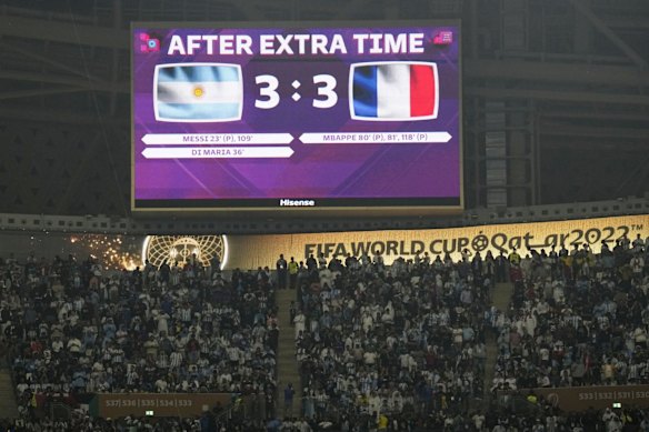 All square after extra time.