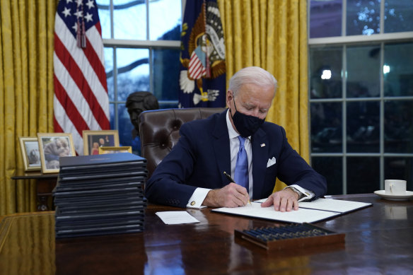 President Joe Biden reversed many Trump administration policies in his first days in office, including setting up the US to formally rejoin the Paris Climate Agreement 77 days after the country left it.