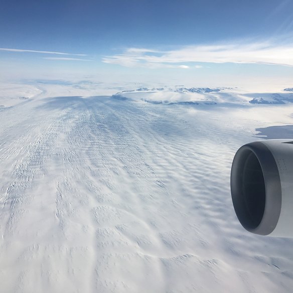 A huge Antarctic glacier.