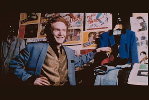 Malcolm McLaren in a still from the documentary The Filth and The Fury.