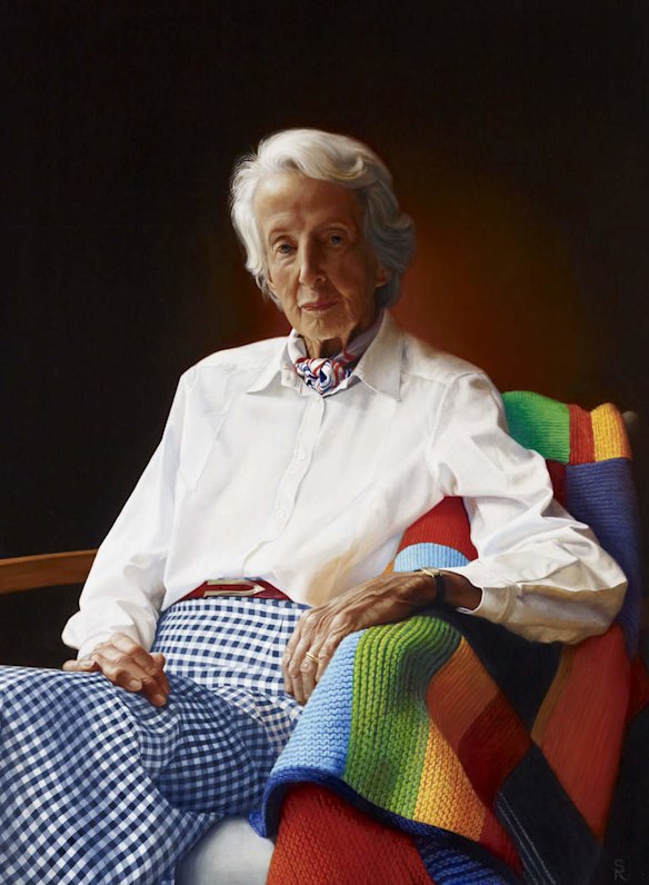 The Archibald Prize 2013 Sally Ryan, Dr Catherine Hamlin AC (MBBS FRCS FRANICOG FRCOG) Oil on linen 105 x 75cm