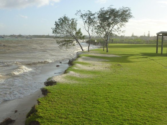 The erosion at Grace Darling Park in Lancelin in 2013.