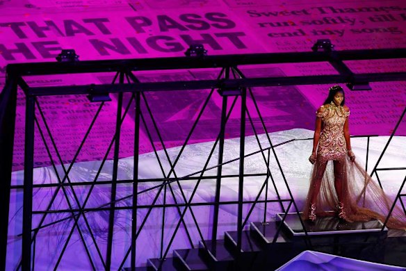 Olympics supermodels strut their stuff