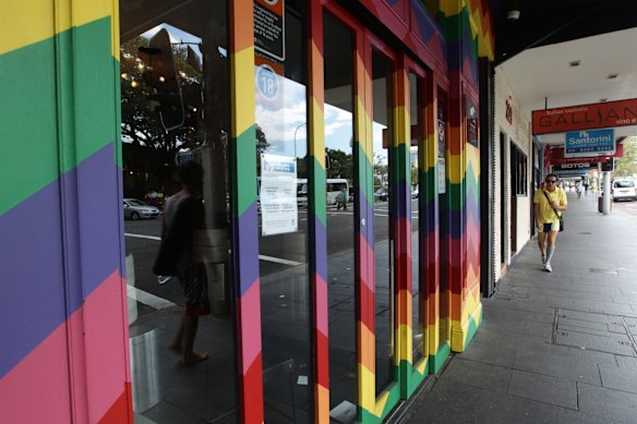 Oxford Street near Taylor Square on March 12, 2014.