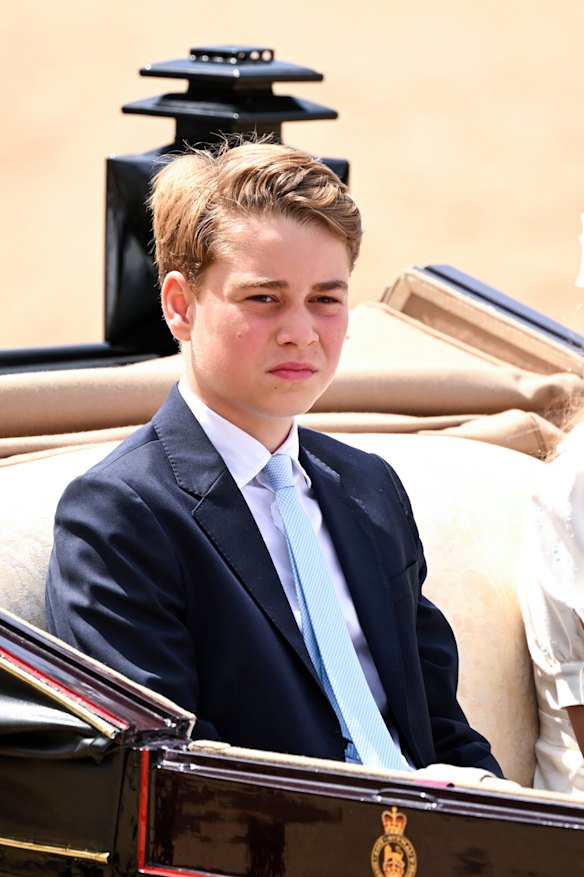 Il principe George ha partecipato al Trooping the Colour a Londra lo scorso fine settimana.