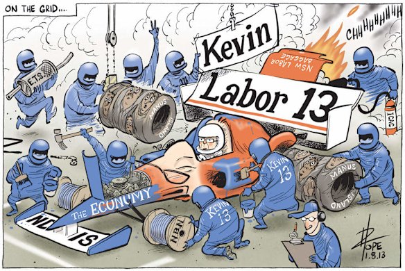 The Kevin Rudd cartoons, from David Pope