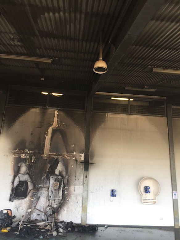 An image from Christmas Island detention centre released by Immigration Minister Peter Dutton's office.