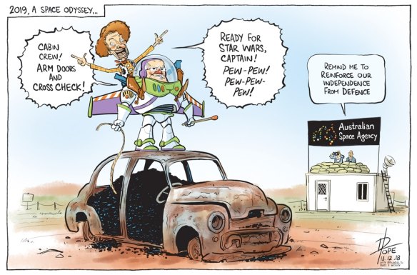 The Canberra Times editorial cartoon for Thursday, December 13, 2018. 