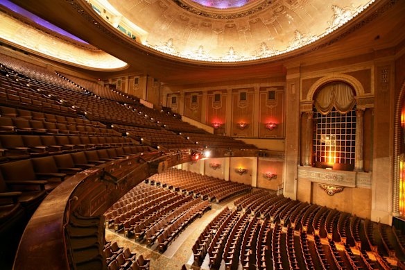 The interior of The Palais Theatre.Pic shows the seating area. Pic Simon Schluter 31 Jan 2008.s