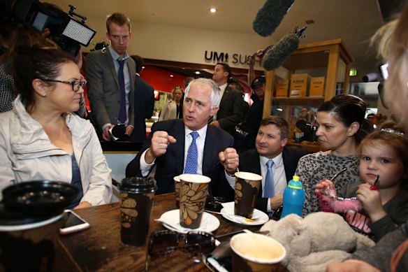 Prime Minister Malcolm Turnbull visited the Bayside Village shopping centre in Glenelg, Adelaide on Friday 13 May 2016.
