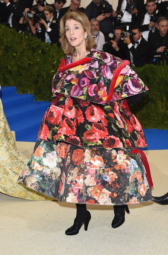 Caroline Kennedy attends The Metropolitan Museum of Art's Costume Institute benefit gala celebrating the opening of the Rei Kawakubo/Comme des Garcons: Art of the In-Between exhibition on Monday, May 1, 2017, in New York.