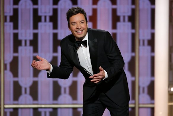 Golden Globes host Jimmy Fallon.