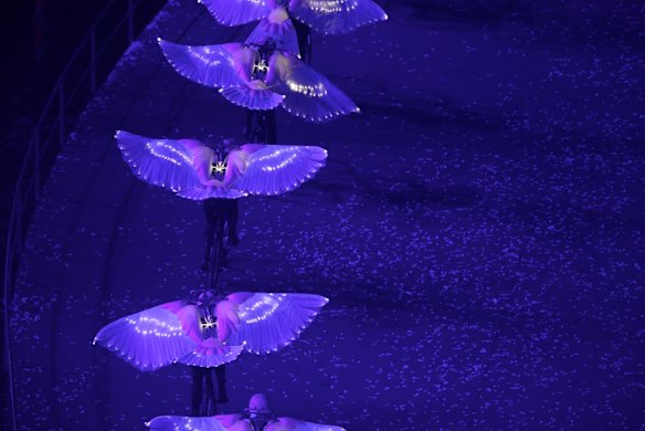 The London Olympics 2012 opening ceremony.