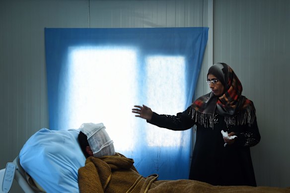 The hospital where Sana Abdul Amir's son Abdulrahman Abdulaaly is being treated is run by a Canberra-based company.