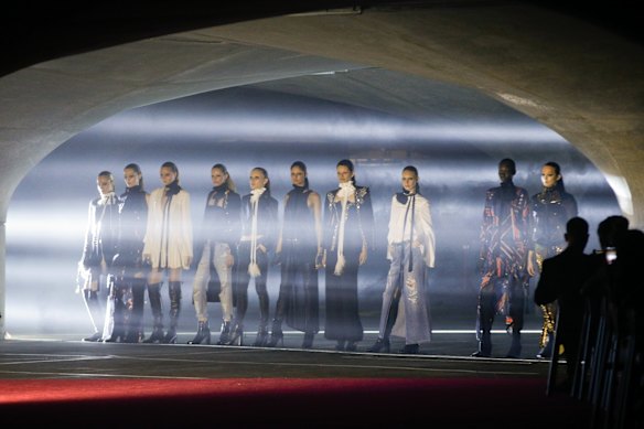 The Myer autumn 2017 launch held in the car park underneath the University of Melbourne.