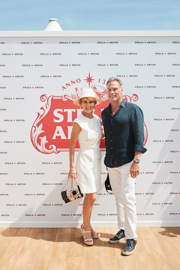 Julie Bishop and David Panton.