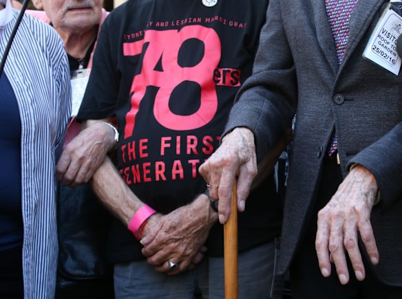 Official Apology by the NSW Parliament, to those arrested in 1978 gay march. Members of the original gay march, known as  '78ers' attended the apology in the Legislative Chamber.
