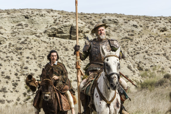 The eyebrows have it: Jonathan Pryce had wanted to play Quixote for years before Gilliam finally gave him the role.