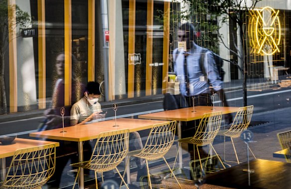The restaurants in the CBD are feeling the impact of coronavirus as most people are asked to work from home.
