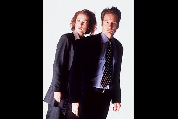 20. <i>The X-Files</i>, starring Gillian Anderson and David Duchovny, broke new ground in a thousand ways.