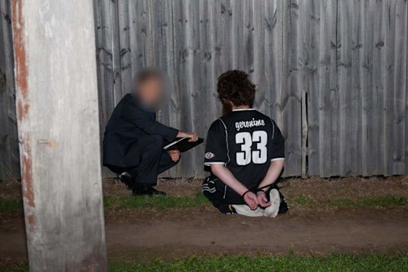 The execution of search warrants across Sydney's north-west suburbs.