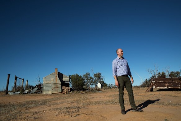 NSW Environment Minister, Matt Kean, on Narriearra Homestead.