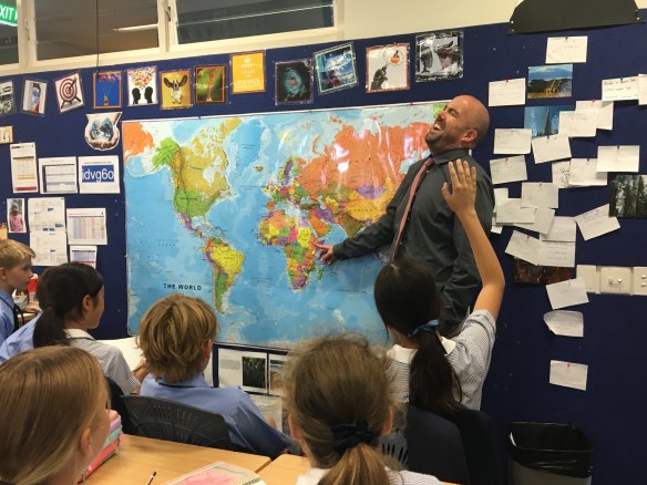 Jake Turnbull brings a world of teaching experience to his classroom.