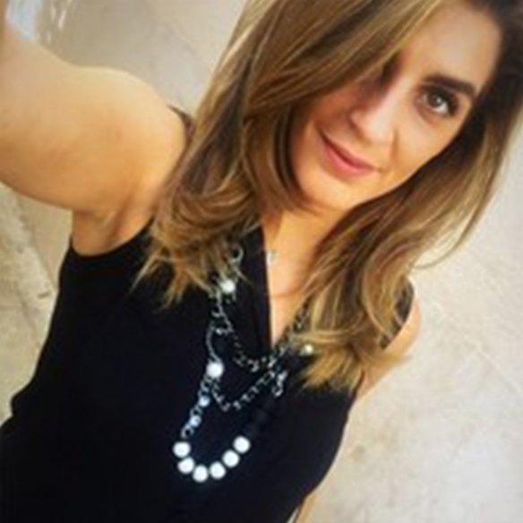Nahi Gazal’s wife, fashion designer Ruby Samadi. 
