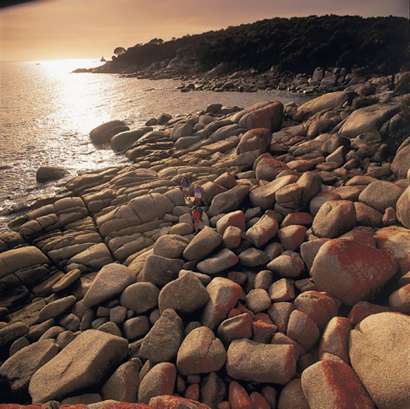 Until the rest of the world finds it, the Bay of Fires is the ultimate place to get away, by pitching a tent in one of the free camping spots.