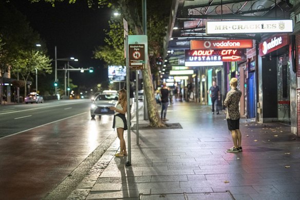 Punters from Stonewall spill out down an empty Oxford Street. Due to the laws repealing on a Tuesday night it was quiet overall. Friday night is expected to be big.