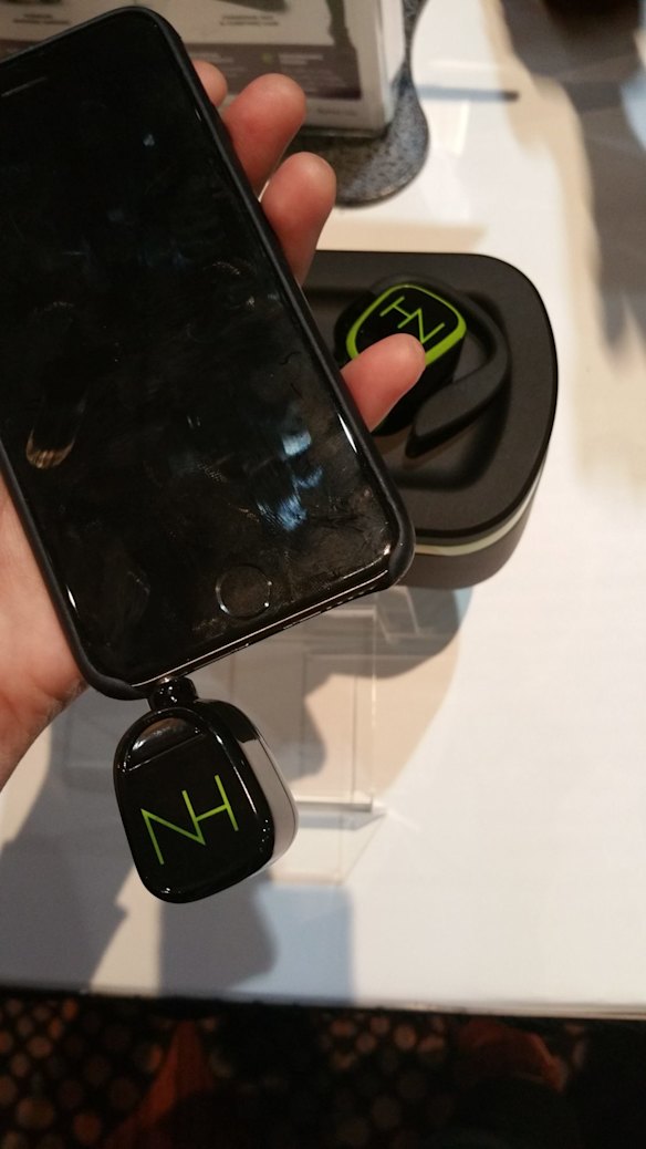 Hearnotes wireless headphones use KLEER technology, as opposed to Bluetooth, for uncompressed stereo sound.