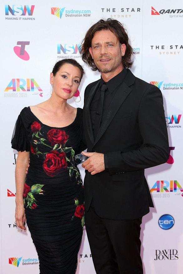 Hall of Fame Inductee Tina Arena with Vincent Mancini.