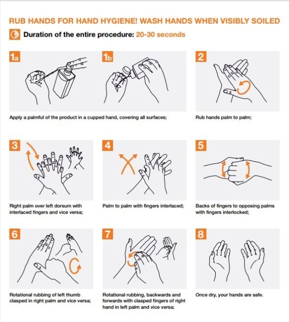 The new WHO instructions on how to best wash your hands