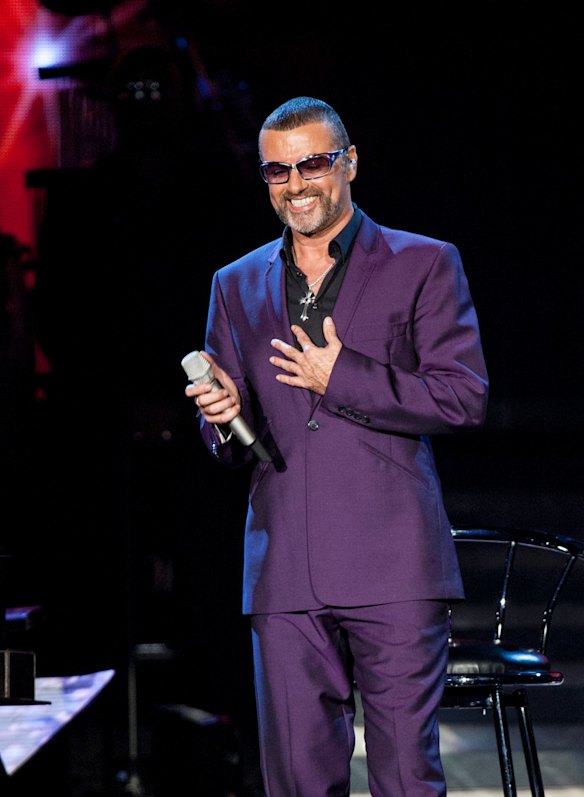 George Michael during his solo career was renowned for wearing suits to perform on stage.