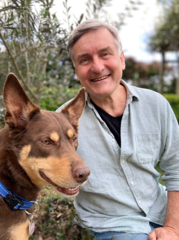Clancy and his owner Richard Glover.