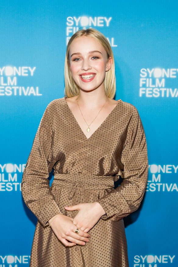 Actor Bridget Webb at The Second screening.