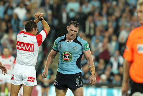 Paul Gallen on report.