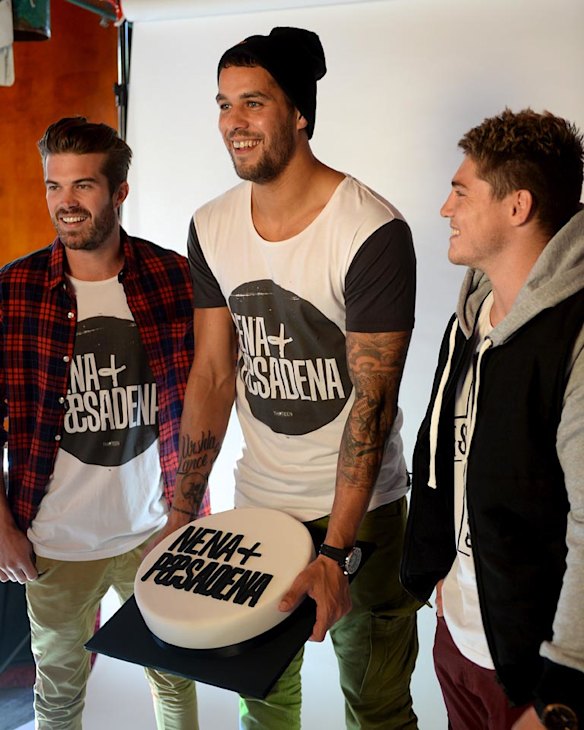 Promoting fashion brand Nena & Pasadena, May 2013.