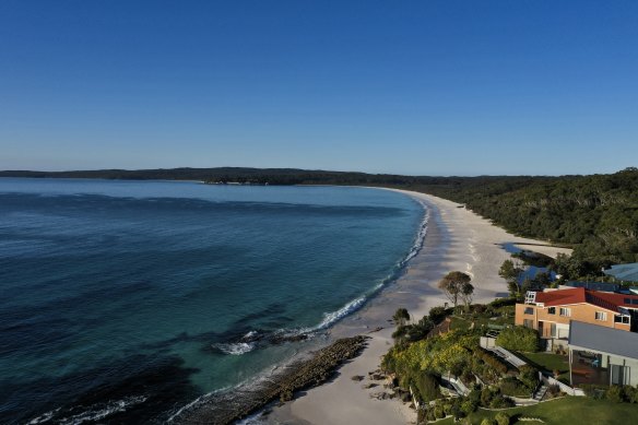 Idyllic Hyams Beach, just minutes from Wreck Bay.